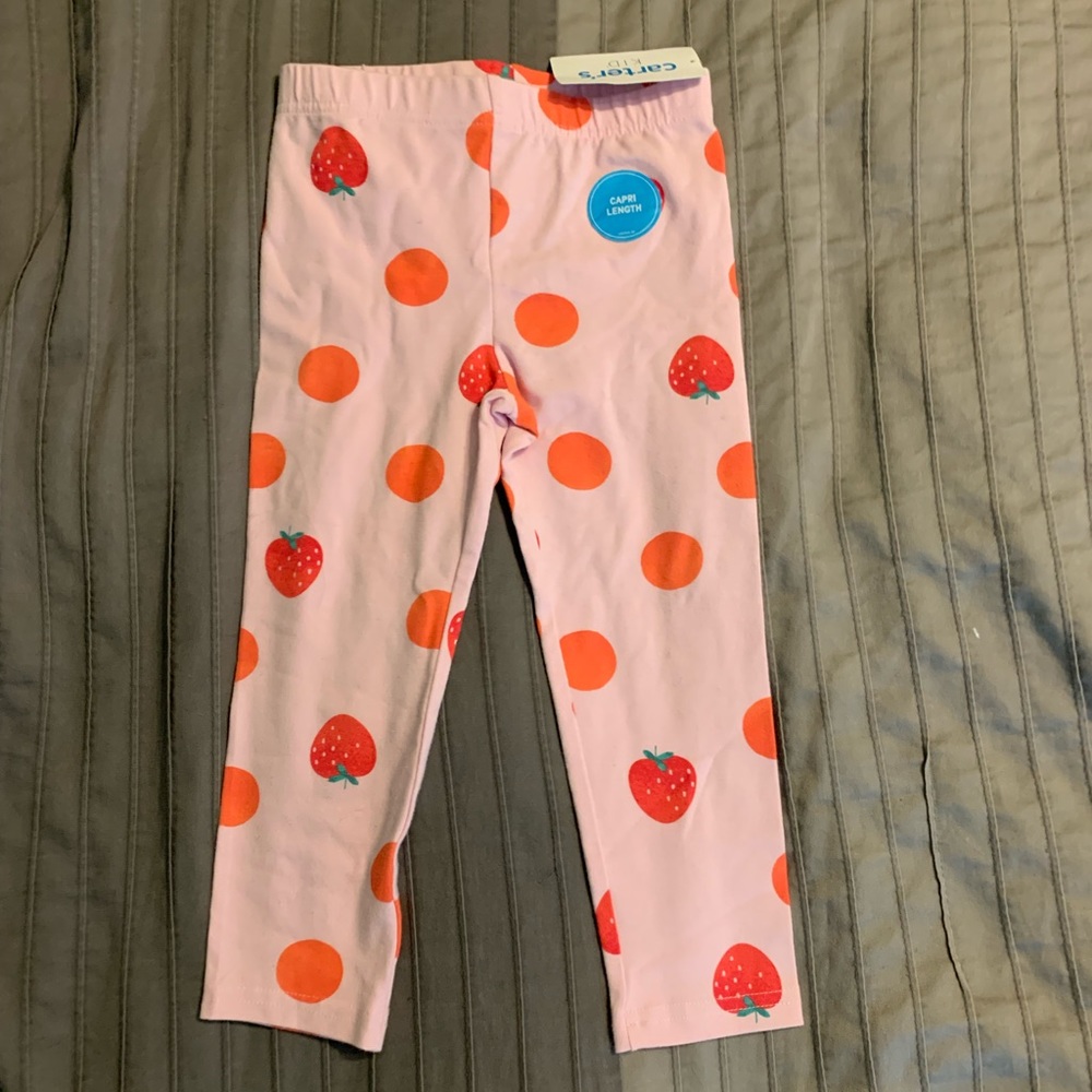 Carters girls capri pants NWT